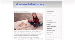 Desktop Screenshot of montessori-material.org